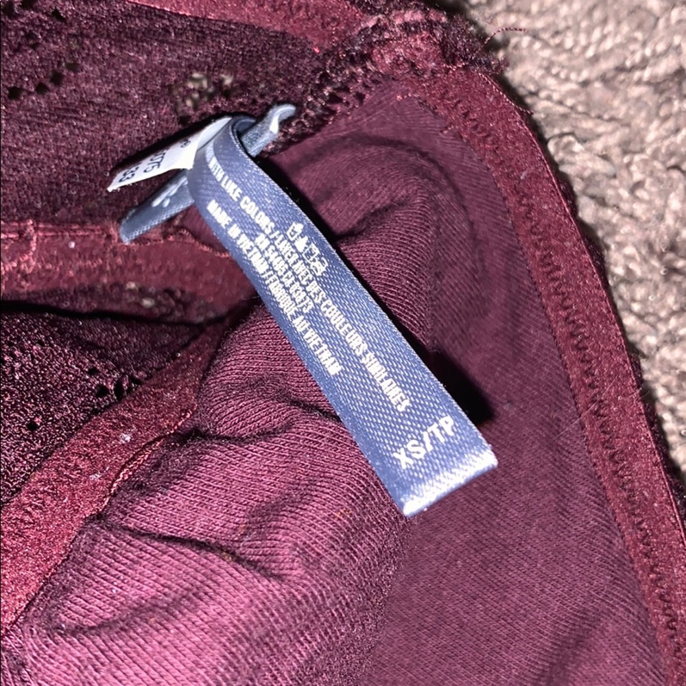 maroon aerie bralette - Picture 3 of 3